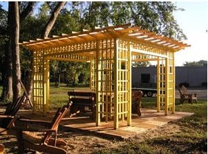 wood pergola vegas