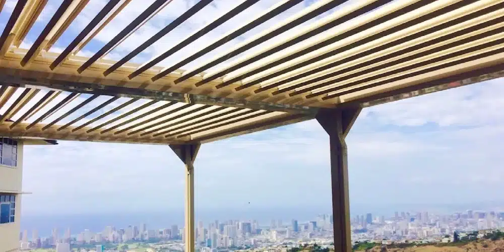 louvered pergola vegas pergola company