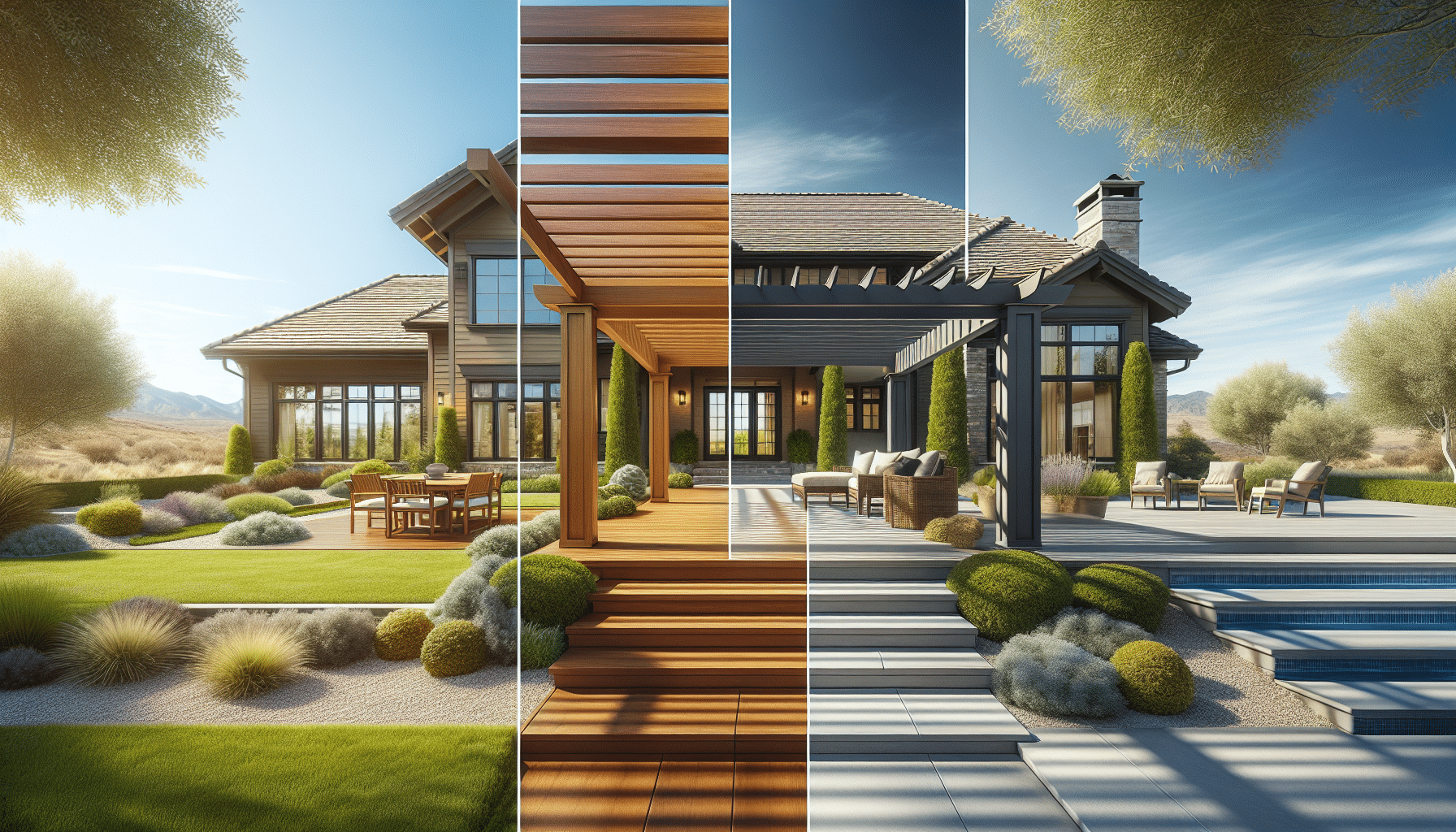You are currently viewing Pergola Materials: Wood vs. Vinyl vs. Aluminum